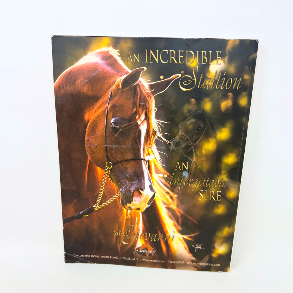 Arabian Horse Times magazine 2016 Issue 1 Vol. 46 No.8 Satin Doll GA Cover