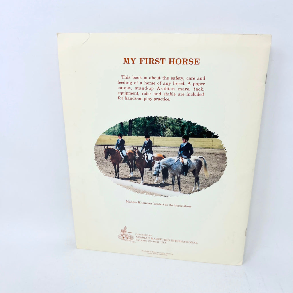 1991 My First Horse written by Marilyn Schwab
