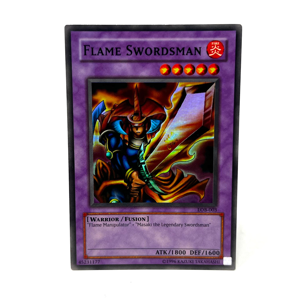 Yugioh Yu-Gi-Oh Trading Card Game Flame Swordsman LOB-003 Loose Card i3collectibles Yugioh Yu-Gi-Oh Trading Card Game Flame Swordsman LOB-003 Loose Card i3collectibles