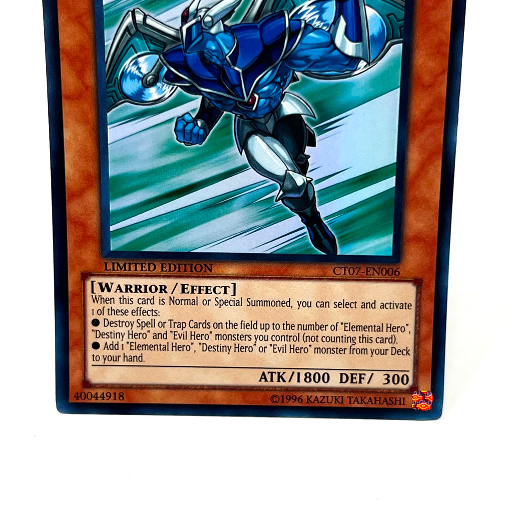 Yugioh Yu-Gi-Oh Trading Card Limited Edition Elemental Hero Stratos CT i3collectibles Yugioh Yu-Gi-Oh Trading Card Limited Edition Elemental Hero Stratos CT i3collectibles