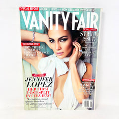 Vanity Fair Magazine Special Report 6th Annual Style Issue Jennifer Lopez Cover