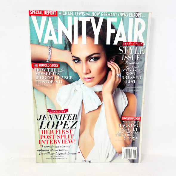 Vanity Fair Magazine Special Report 6th Annual Style Issue Jennifer Lopez Cover
