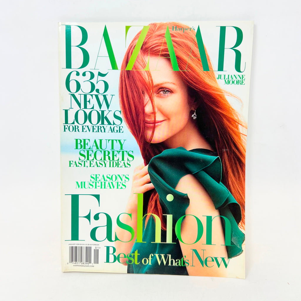 Harper's Bazaar January 2006 Julianne Moore Cover