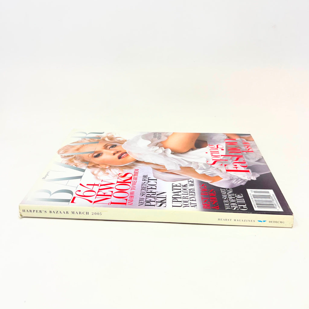 Harper's Bazaar March 2005 Hearts Magazine Gwen Stefani Cover