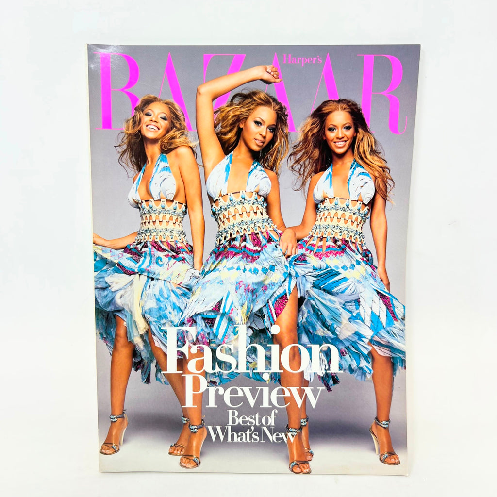 Harper's Bazaar Hearts Magazine June 2004 Beyonce Cover