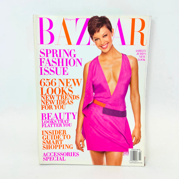 Harper's Bazaar Hearts Magazine March 2003 Spring Fashion Issue Ashley Judds