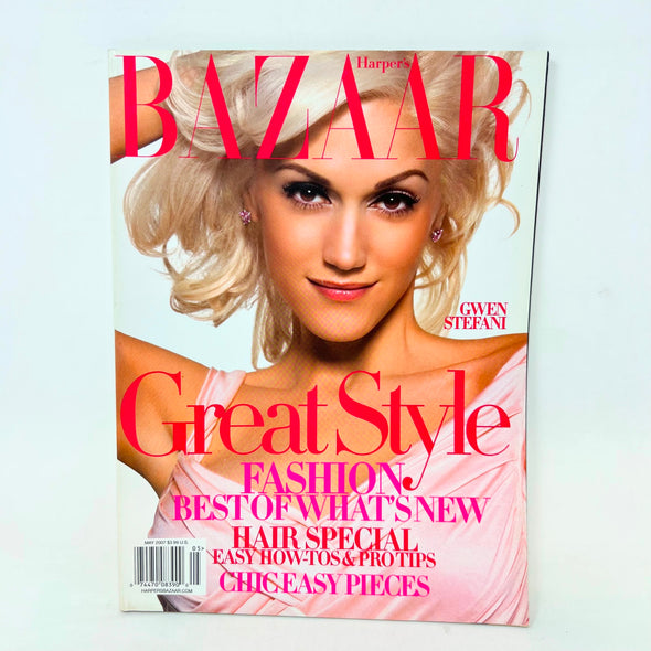 Harper's Bazaar Hearts Magazine May 2007 Gwen Stefani Cover