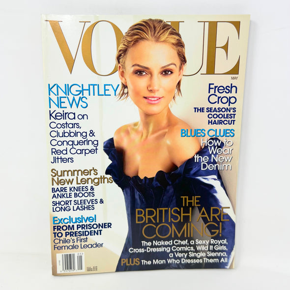 Vogue Magazine May 2006 Keira Knightley Cover