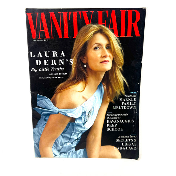 Vanity Fair magazine Febaruary 2019 Laura Dern's Cover