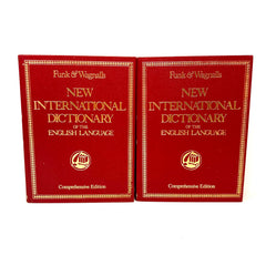 New International Dictionary Of The English Language Funk & Wagnalls A-Z