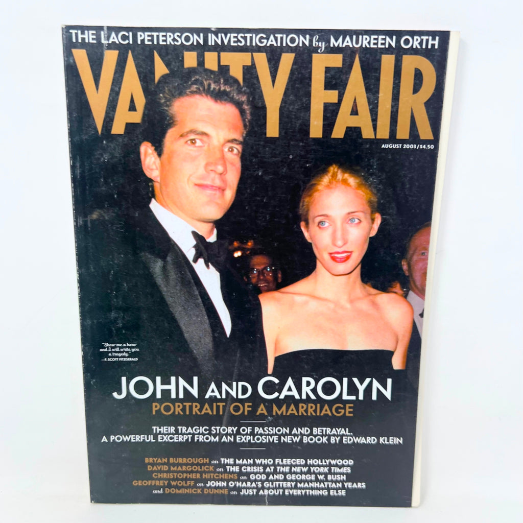 Vanity Fair : John And Carolyn Portraits Of A Marriage (Magazine, August 2003)