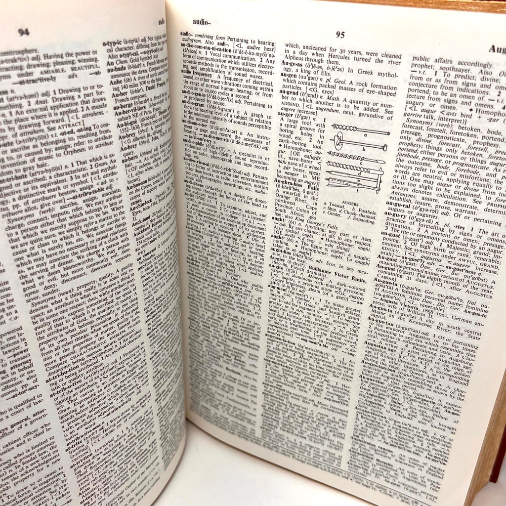 New International Dictionary Of The English Language Funk & Wagnalls A-Z