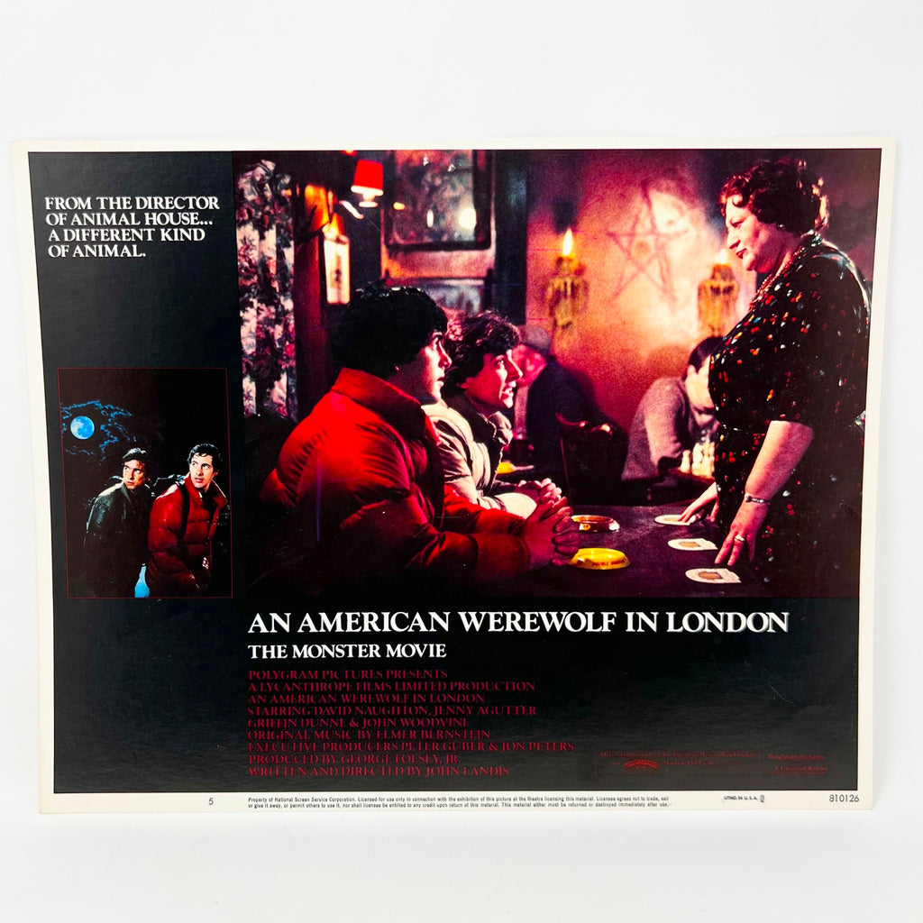 1981 An American Werewolf in London The Monster Orginal Movie Lobby Card No.5