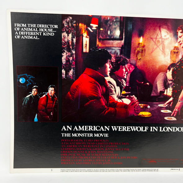 1981 An American Werewolf in London The Monster Orginal Movie Lobby Card No.5