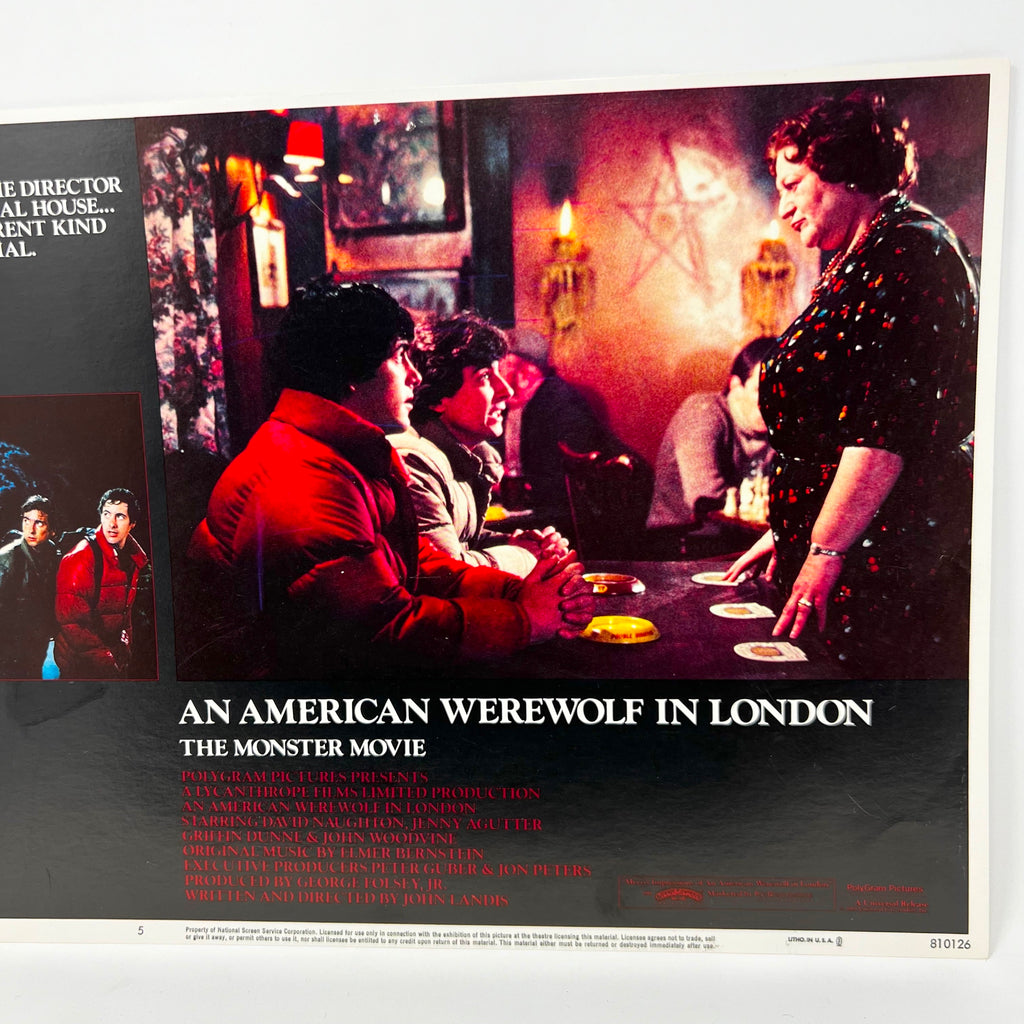 1981 An American Werewolf in London The Monster Orginal Movie Lobby Card No.5