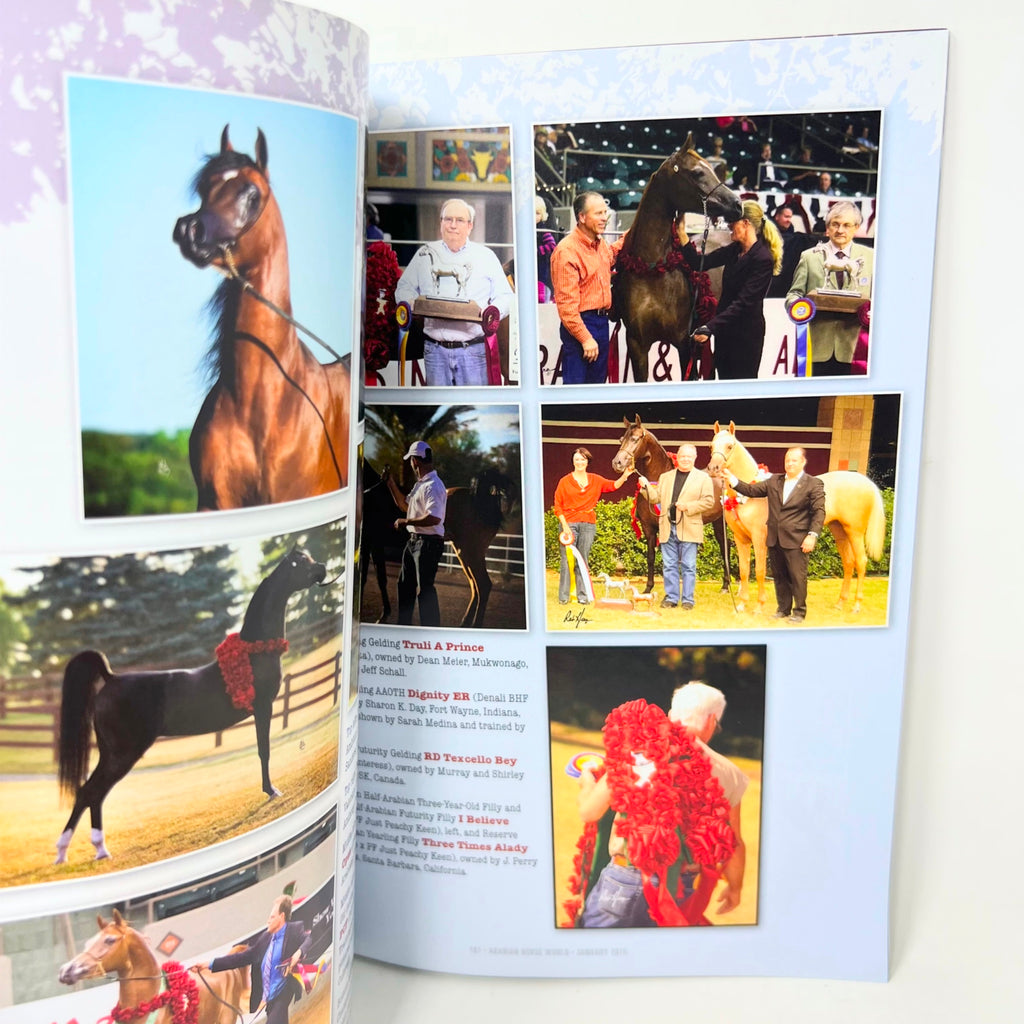 Arabian Horse World January 2015 Vol.55 No.4  Horse Magazine