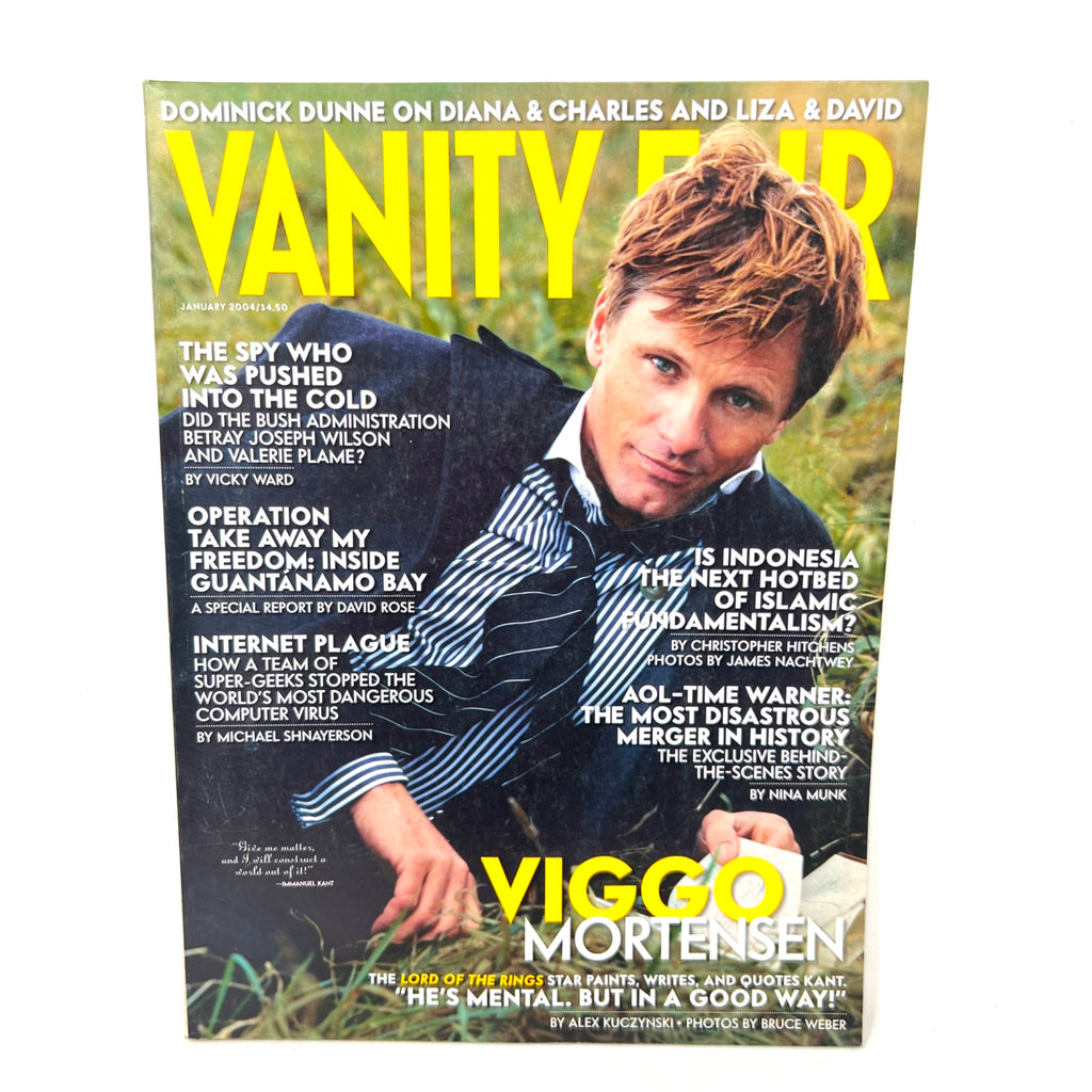Vanity Fair Magazine No.521 January 2004 Viggo Mortensen Cover
