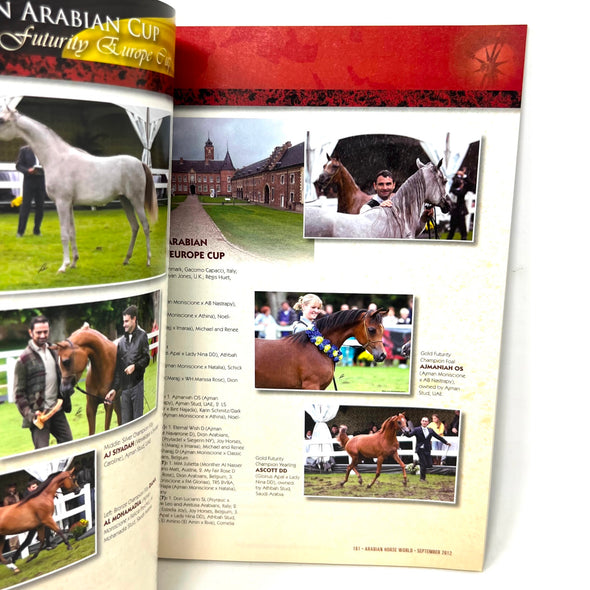 Arabian Horse World September 2012 Vol. 52 No.12 Horse Magazine