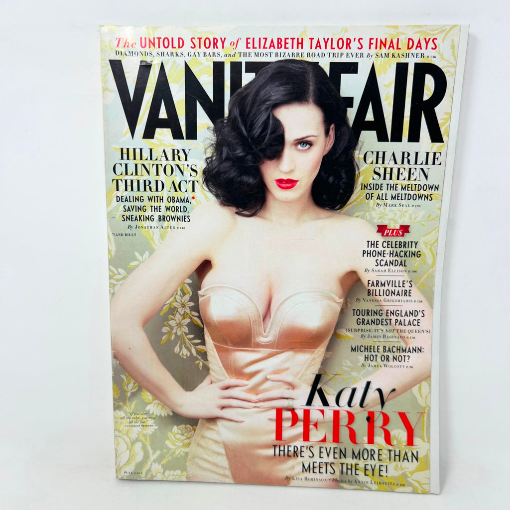 Vanity Fair  June 2011 The Story Of Elizabeth Taylor's Final Days Katy Perry