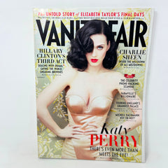 Vanity Fair  June 2011 The Story Of Elizabeth Taylor's Final Days Katy Perry