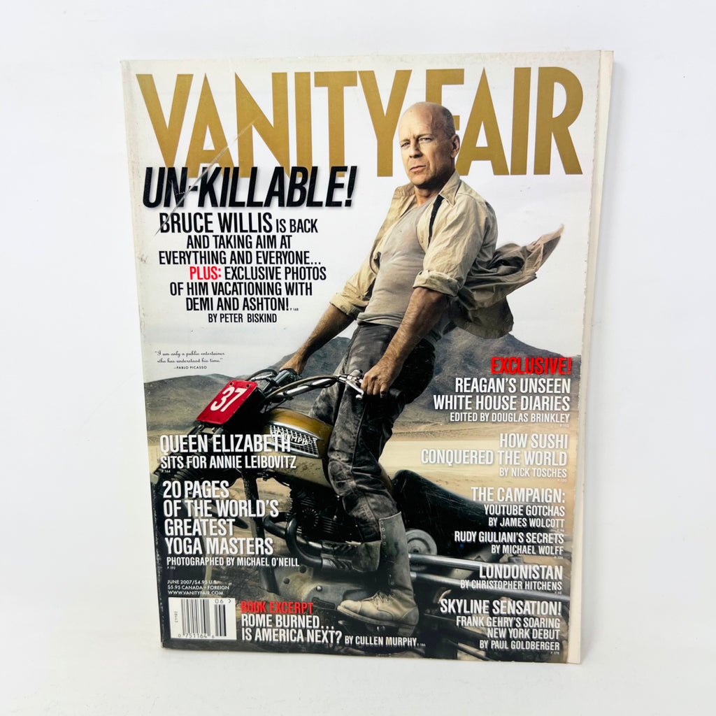 Vanity Fair Magazine No. 562 June 2007 Un-Killable Bruce Willis Cover