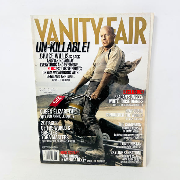 Vanity Fair Magazine No. 562 June 2007 Un-Killable Bruce Willis Cover