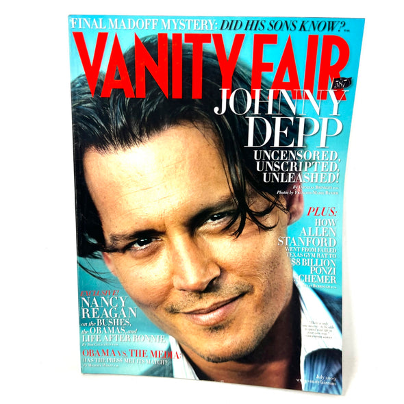 Vanity Fair Magazine No.587 July 2009 Johnny Depp Cover