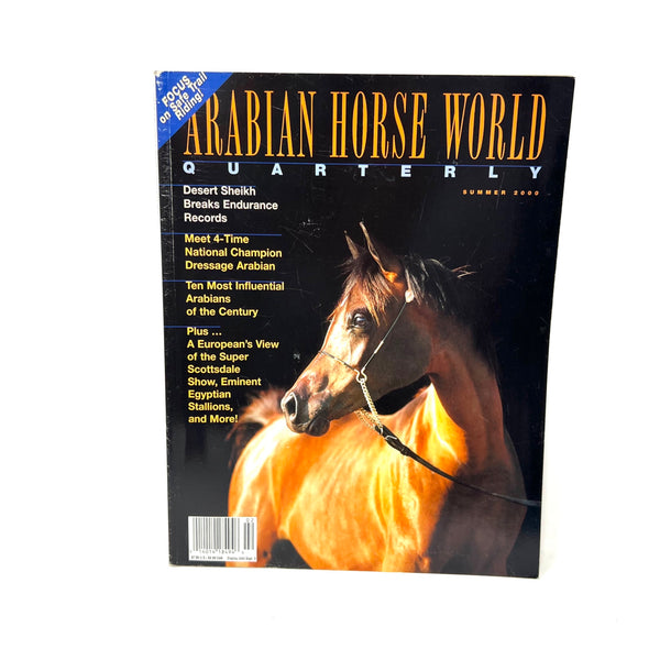 Arabian Horse World Quarterly Summer 2000 Vol. 3 No.3  Horse Magazine