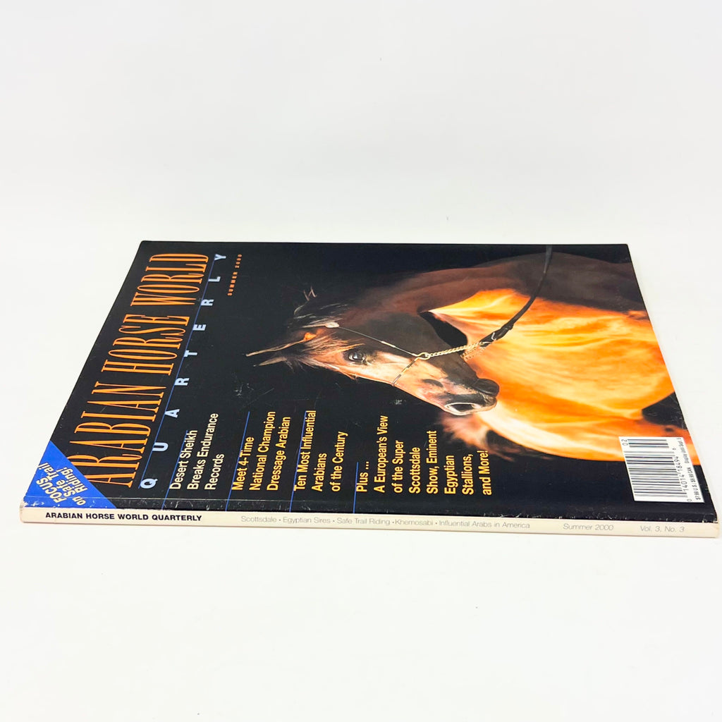 Arabian Horse World Quarterly Summer 2000 Vol. 3 No.3  Horse Magazine