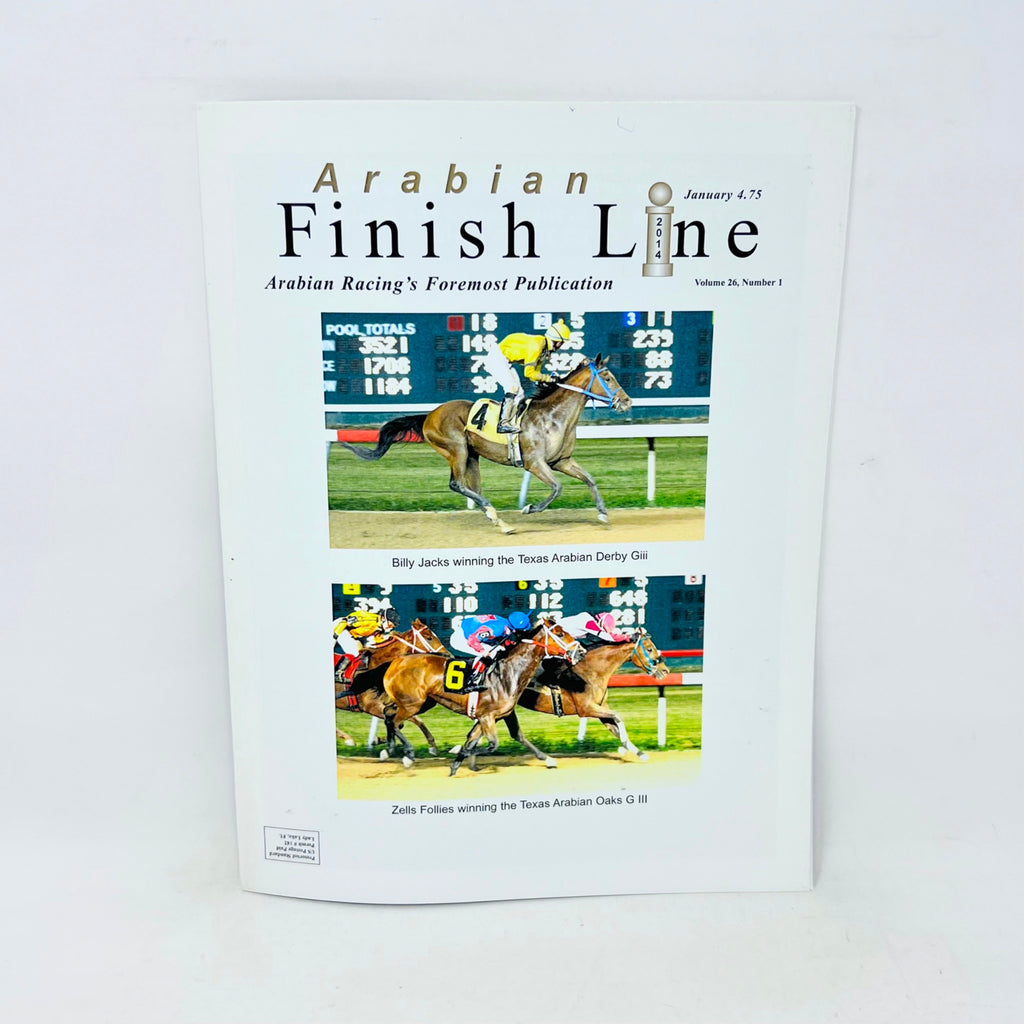 Arabian Finish Line January 2014 Vol.26 No.1 Horse Racing magazine