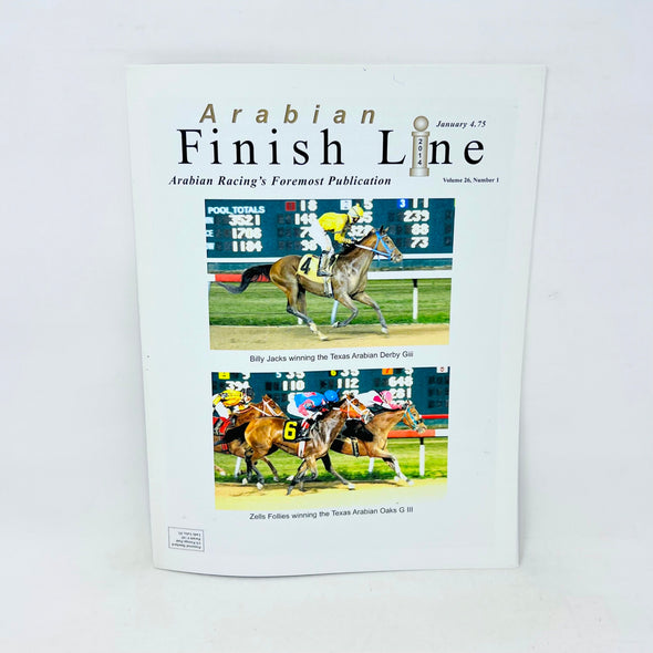 Arabian Finish Line January 2014 Vol.26 No.1 Horse Racing magazine