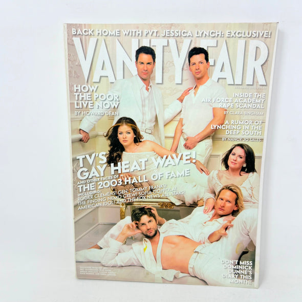 Vanity Fair Magazine No.520 December 2003 TV's Gay Heat Wave