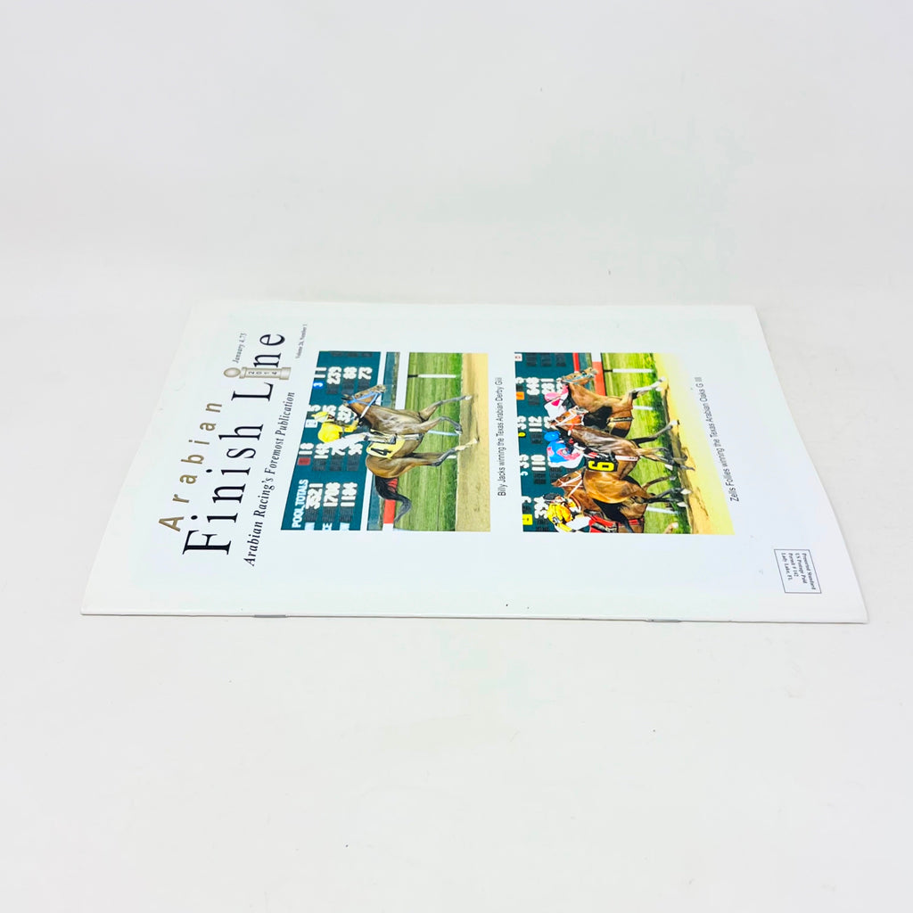 Arabian Finish Line January 2014 Vol.26 No.1 Horse Racing magazine