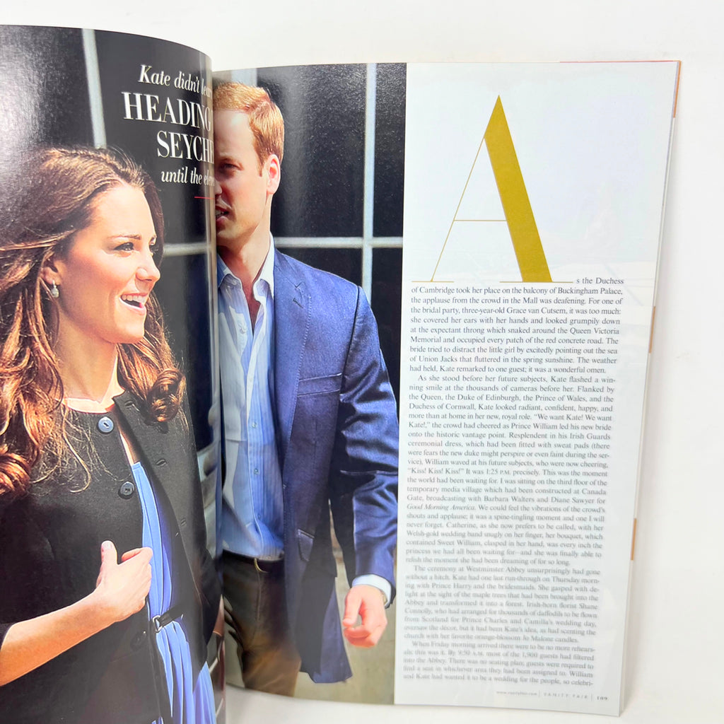Vanity Fair Magazine No.611 July 2011 Prince William Kate Middleton Cover