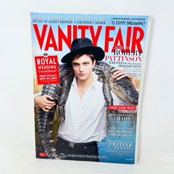 Vanity Fair Magazine No.608 April 2011 Robert Pattison Cover