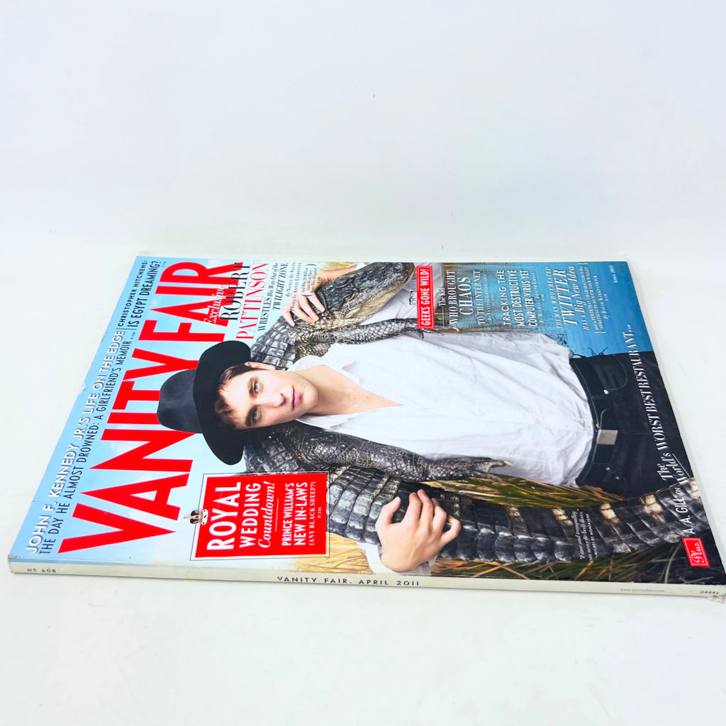 Vanity Fair Magazine No.608 April 2011 Robert Pattison Cover