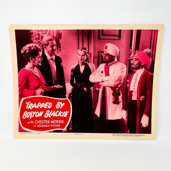 1948 Trapped By Boston Blackie Original Movie Lobby Card