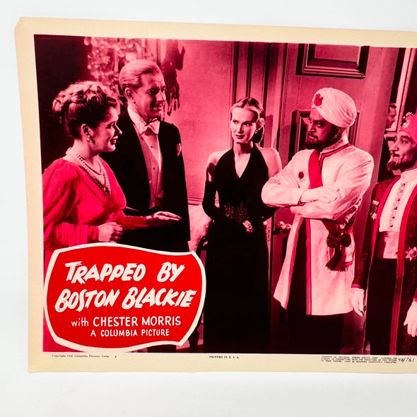 1948 Trapped By Boston Blackie Original Movie Lobby Card