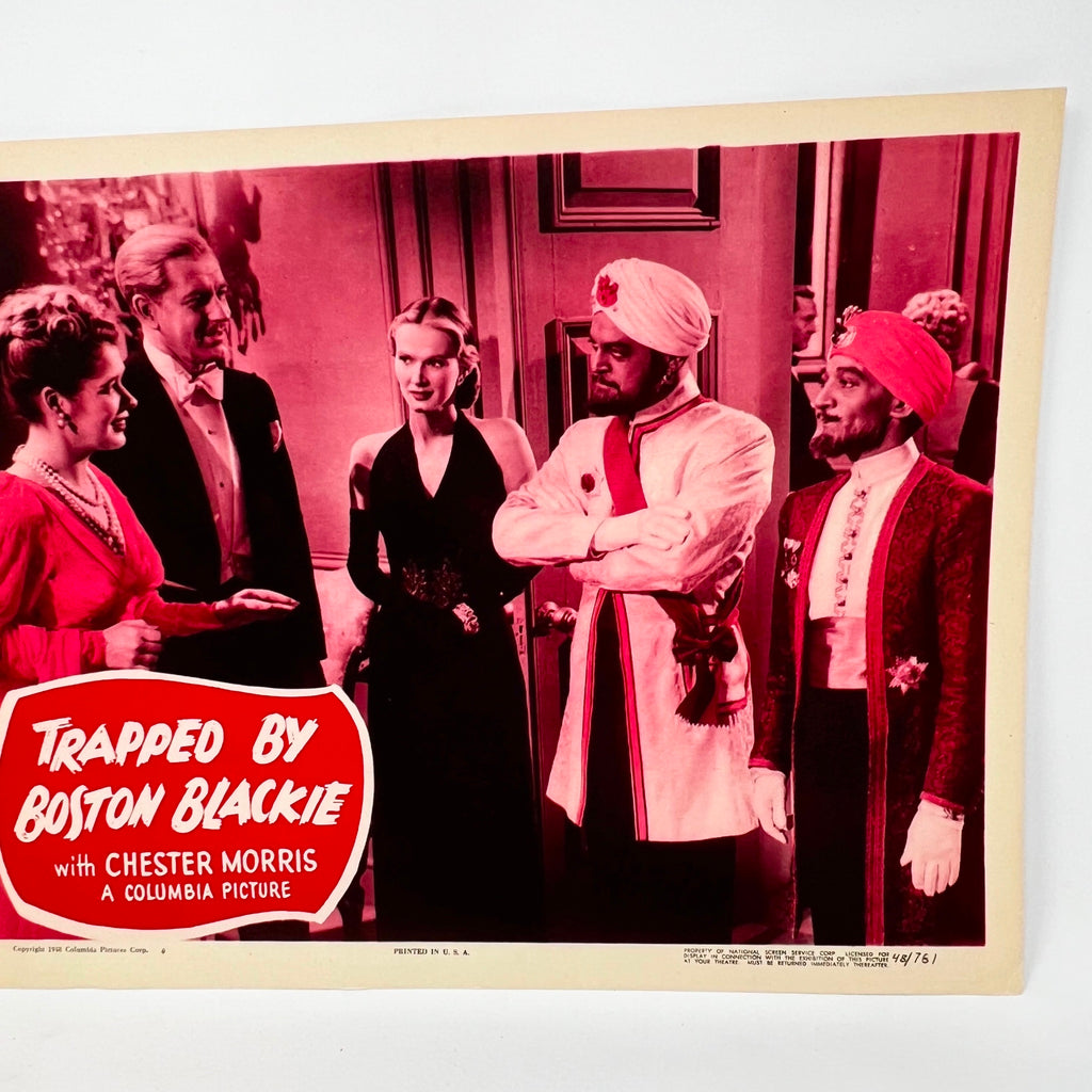 1948 Trapped By Boston Blackie Original Movie Lobby Card