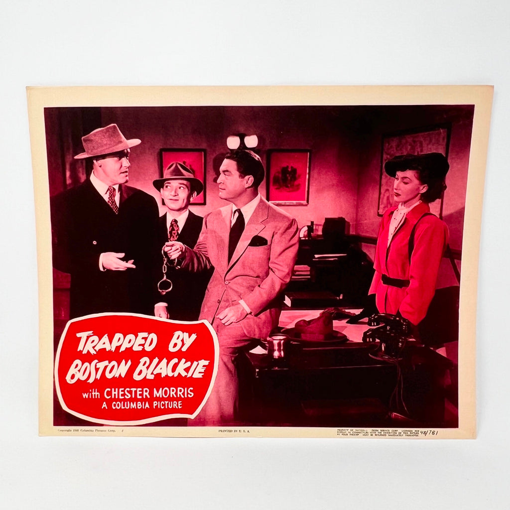 1948 Trapped By Boston Blackie Original Movie Lobby Card (c)
