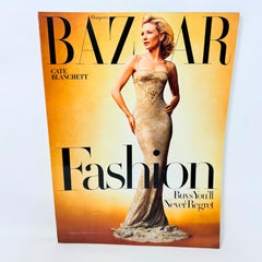 Harper’s Bazaar Magazine August 2005 Cate Blanchett Gisele Bunchen Armani