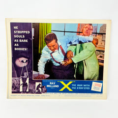 1963 THe Man With The X-Ray Eyes Collectible movie Lobby Card No. 8