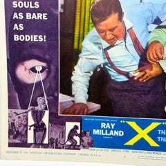 1963 THe Man With The X-Ray Eyes Collectible movie Lobby Card No. 8