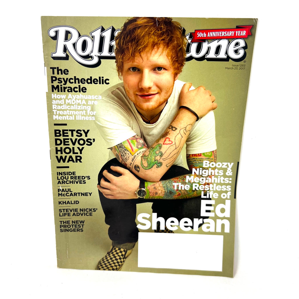 Rolling Stone Issue 1283 March 23 2017 Magazine Ed Sheeran Cover