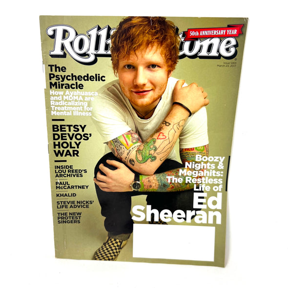 Rolling Stone Issue 1283 March 23 2017 Magazine Ed Sheeran Cover
