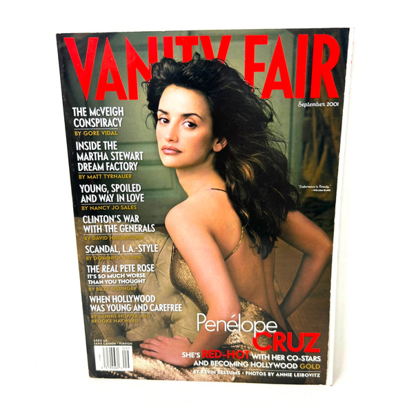 Vanity Fair Magazine No.493 September 2001 Penelope Cruz