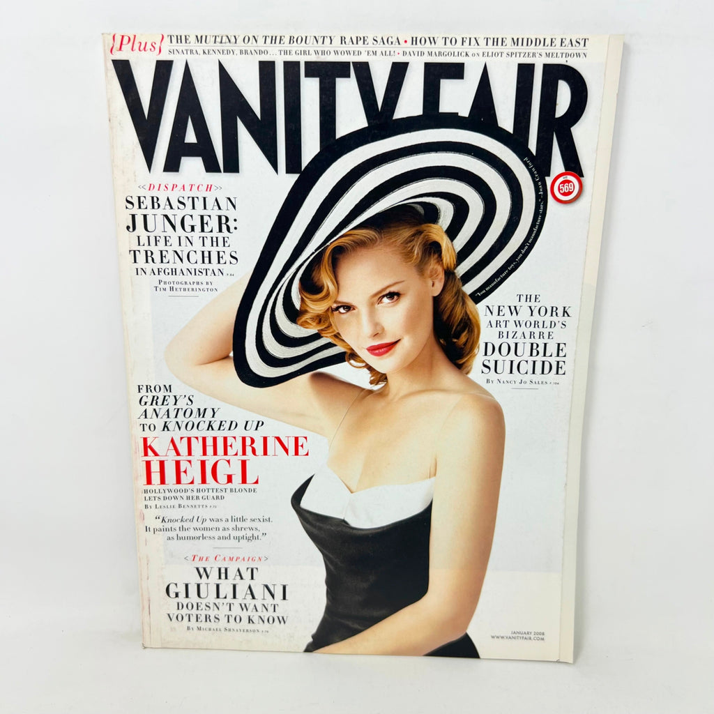 Vanity Fair No. 569 January 2008 Katherine Heigl Cover