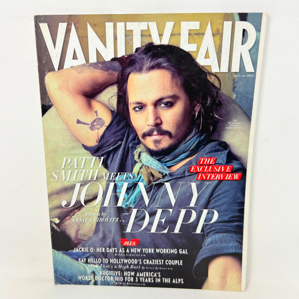 Vanity Fair Magazine January 2011 Johnny Depp Cover