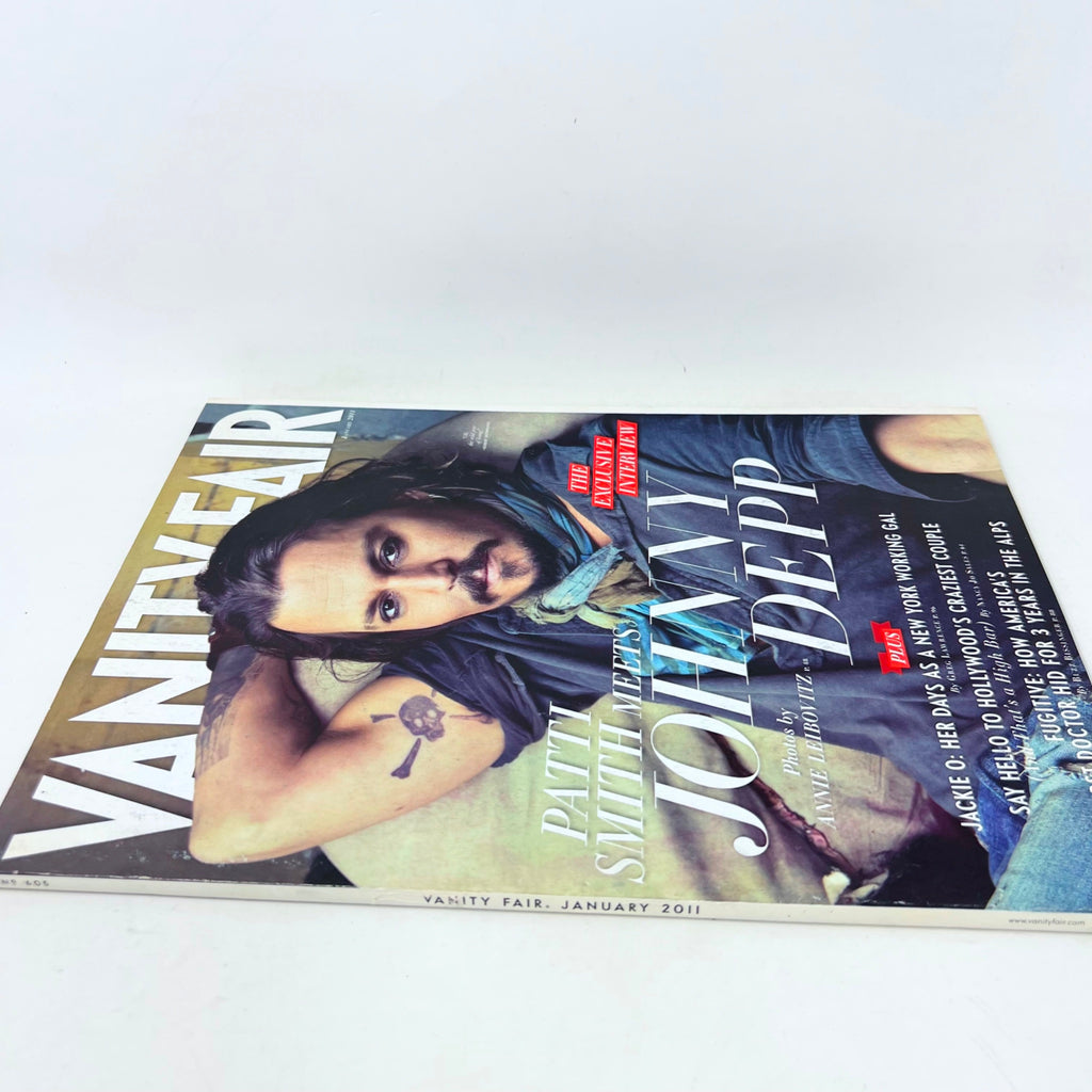 Vanity Fair Magazine January 2011 Johnny Depp Cover