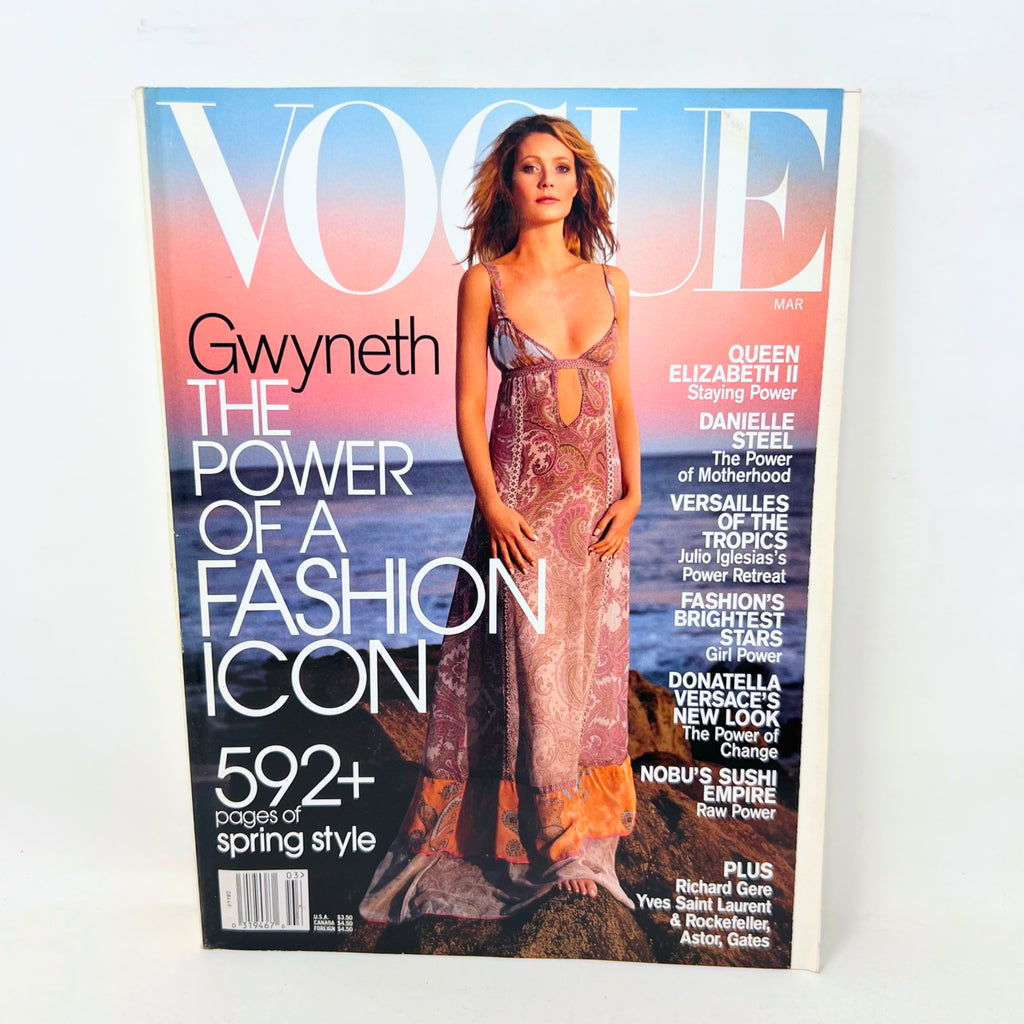 Vogue Magazine March 2002 Gwyneth Paltrow Cover